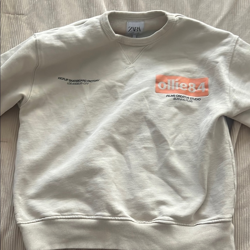 Zara Cream Men's Sweater